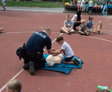 Minipiknik na Biadaczu z Policją